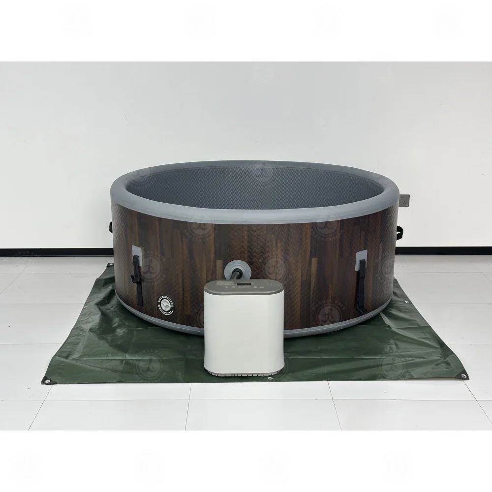 

STLF Fast Heating Inflatable Bathtub - Automatic Bubble Massage, Foldable Design for Indoor Use Energy Saving & UV Resistant PV