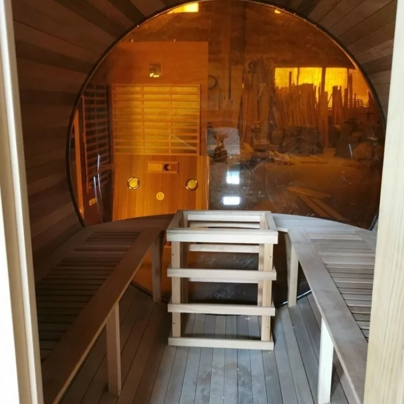 Custom. Factory Customized Outdoor Luxury Removable Sauna Room
