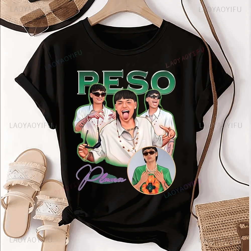 T-shirt manches courtes unisexe, rétro, chanteur mexicain, tendance