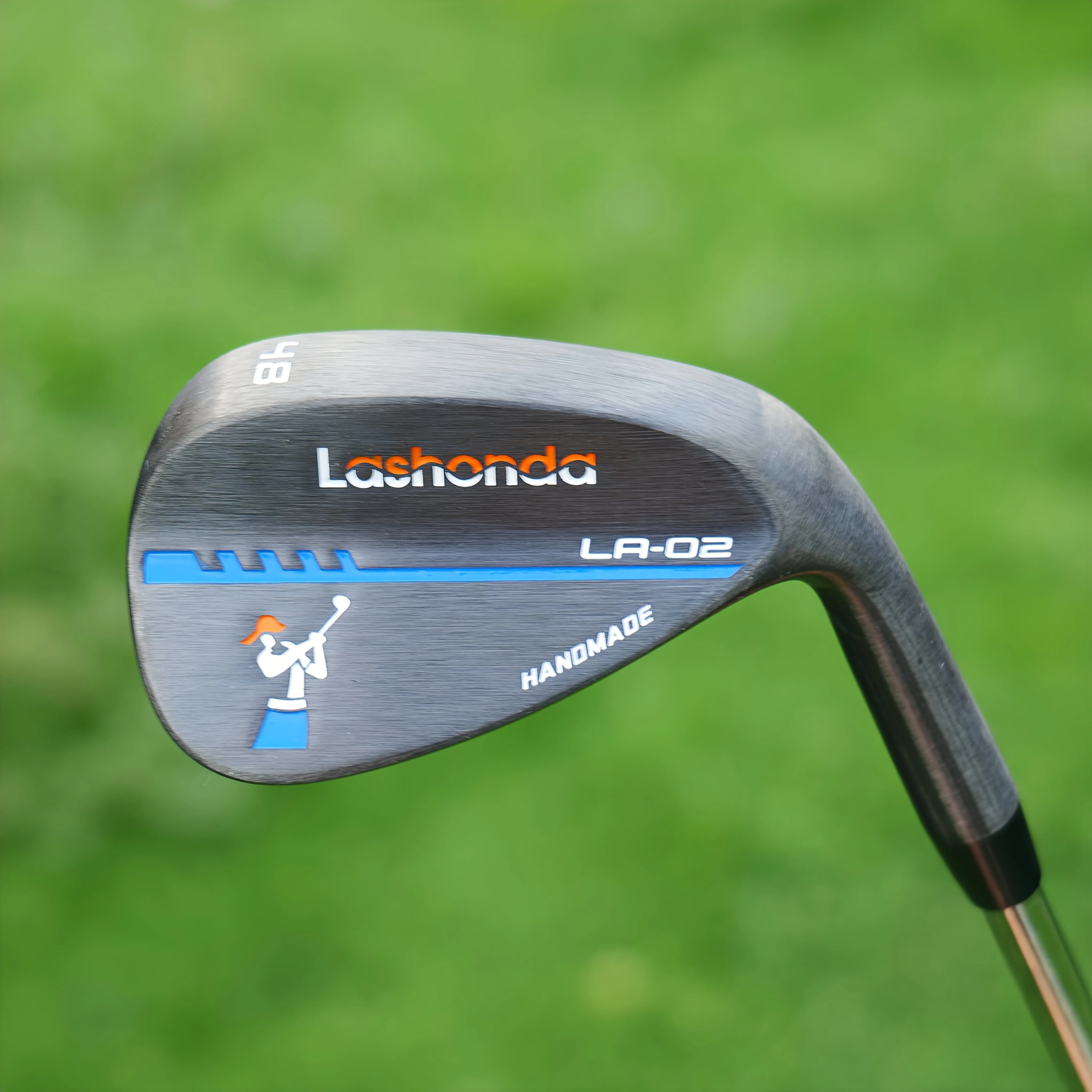 Lashonda LA-02 Golf Wedge Sand Club, Forged Stainless Steel, 3Pcs with Low/Med/High Loft, Step Distance Layout, Wide Sole Head,