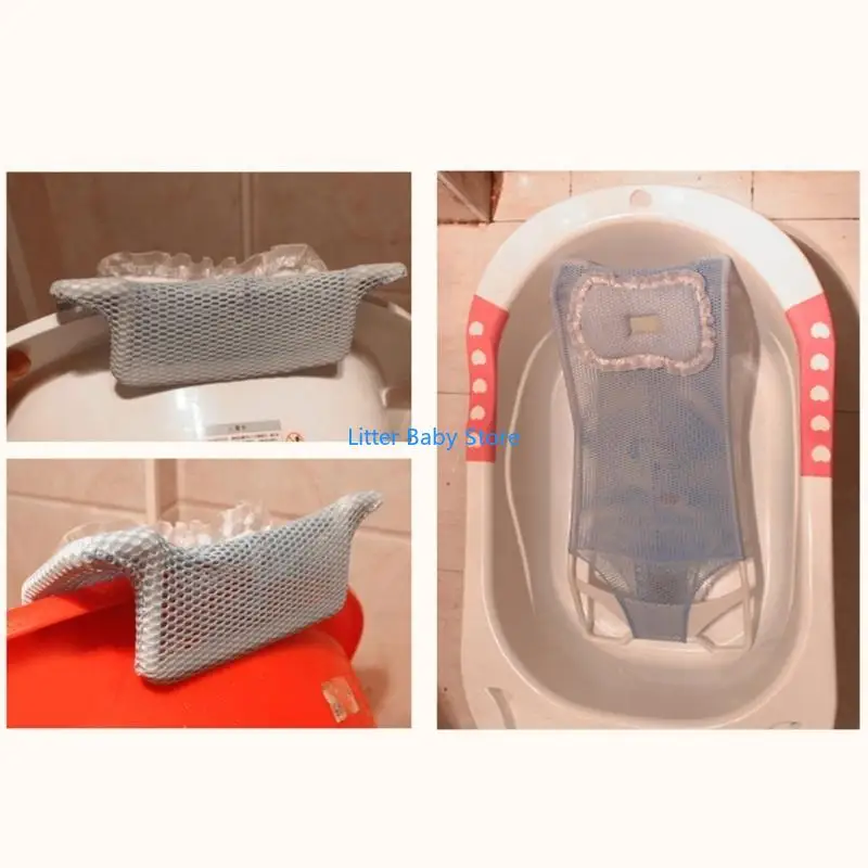 

N80C Bath Pad Comfortable Bath Net Anti-slip Shower Bath Tub Support for Toddler