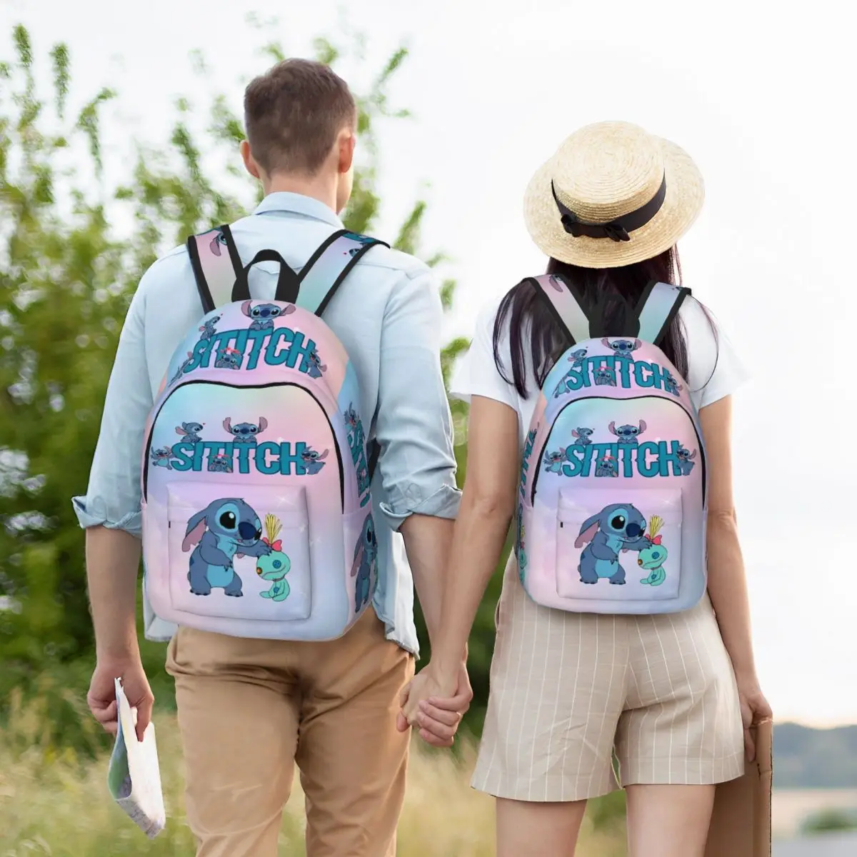 Plecak Stitch dla chłopca dziewczynki dzieci uczeń szkoła Bookbag plecak na co dzień przedszkole torba do przedszkola na zewnątrz