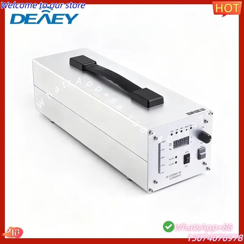 2026 New Ultrasonic Spot Welder Portable Straight Shank Type Custom Logo Manual Miniature Plastic Ribbon Sealing Machine 800W
