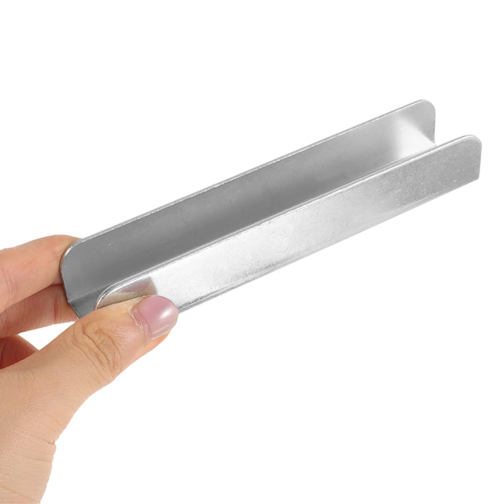 

4 Pcs Pet Isolation Fence Baby Gate Silver Reinforcement Grooves Accessories Child Safety Gate Stairway Barrier Easy