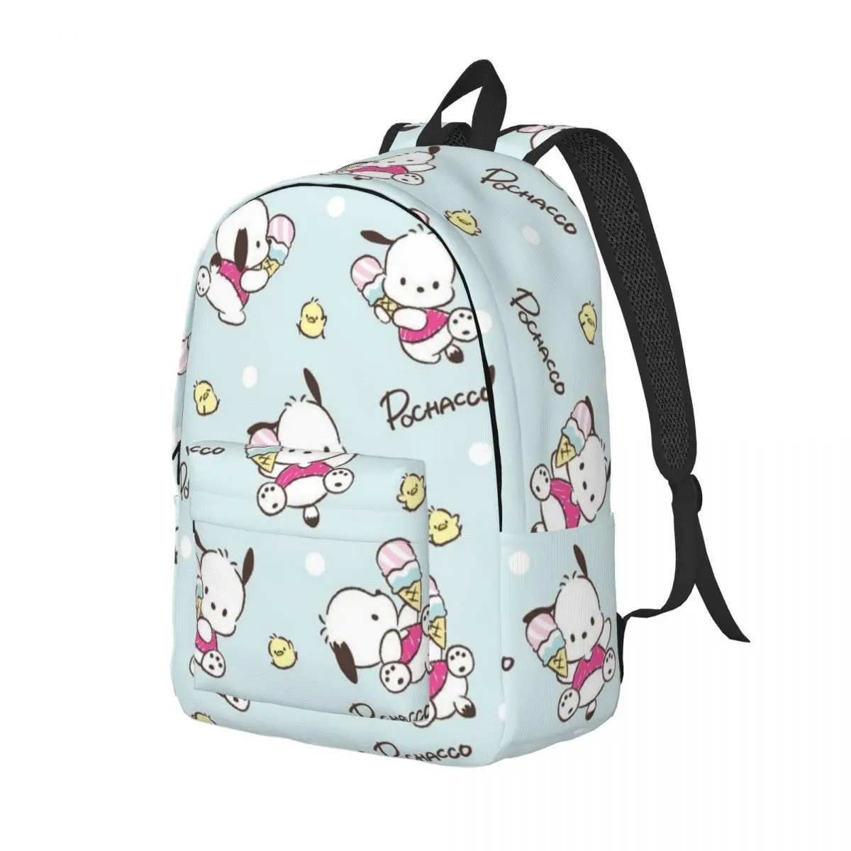 Pochacco For Girls Boys Large Capacity Student Backpack Lightweight waterproof Backpack 15in 17in