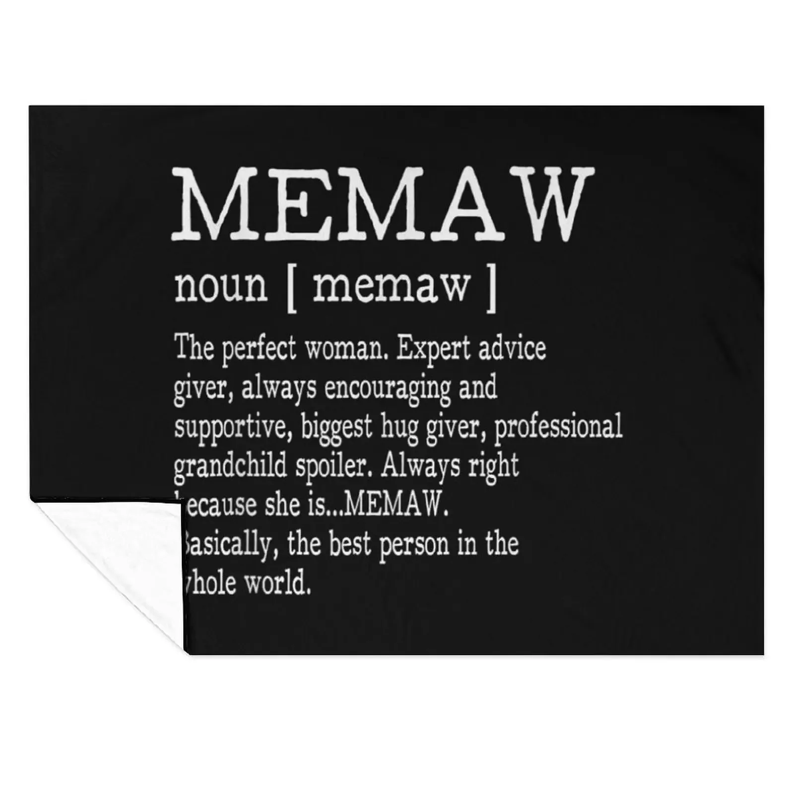 

Memaw Definition Grandma Mother Day Gifts Women Throw Blanket Soft Beds blankets ands Warm cosplay anime Blankets