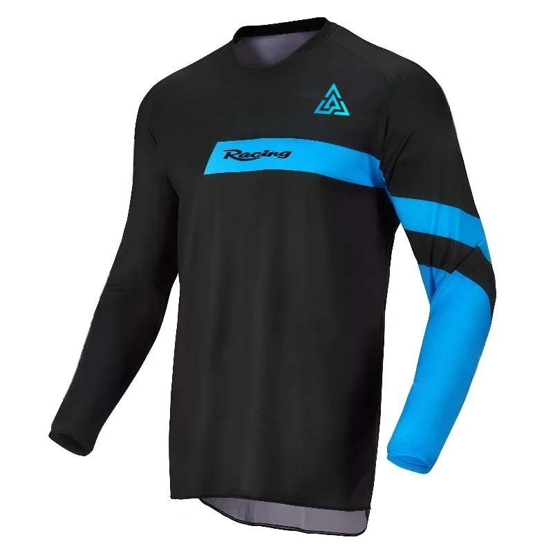 

Off Road Motorcycle, Mountain Bike Riding Suit, Men's Long Sleeved T-shirt, Quick Drying Casual and Comfortable Sportswear