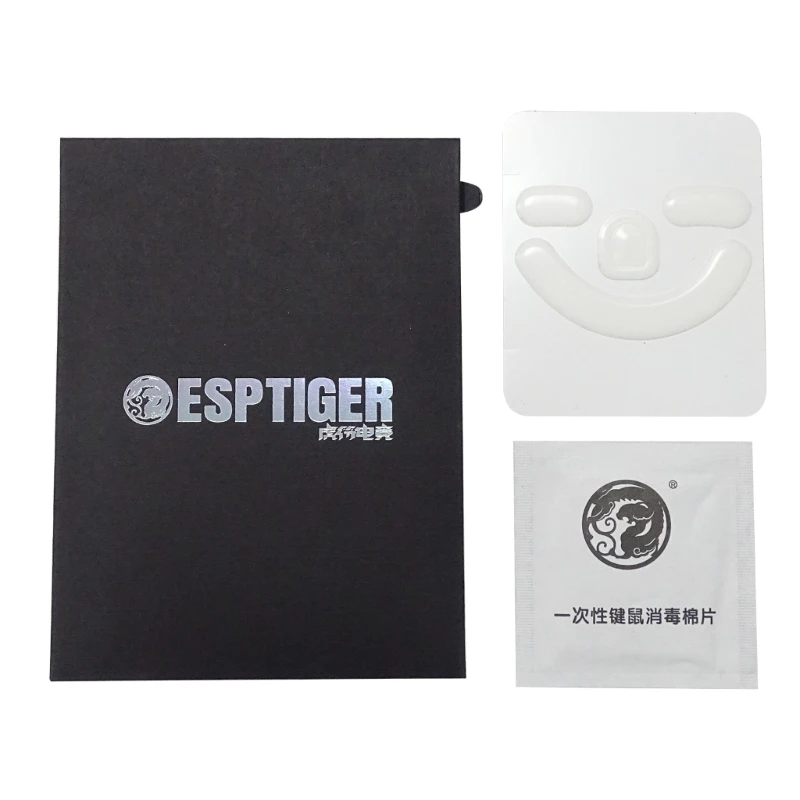 Mouse Skates Feet Pads Ice Version Esptiger Gaming Mouse Feet Sticker for DeathAdder Mouse White