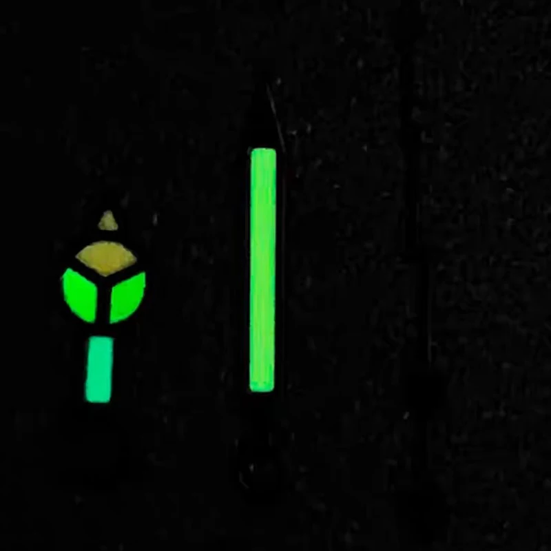 عالية الجودة اليد الملونة مضيئة بنز البرق 7.78 مللي متر * 12 مللي متر * 12.5 مللي متر ساعة الأيدي ساعة اكسسوارات لحركة NH35/NH36/4R/7S