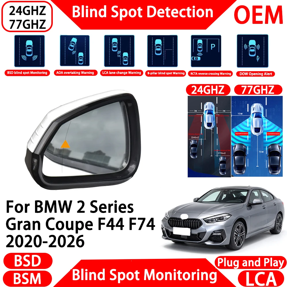 for BMW 2 Series Gran Coupe F44 F74 2020-2026 OEM Blind Spot Assist Monitoring Detection System Millimeter Wave Radar Alert