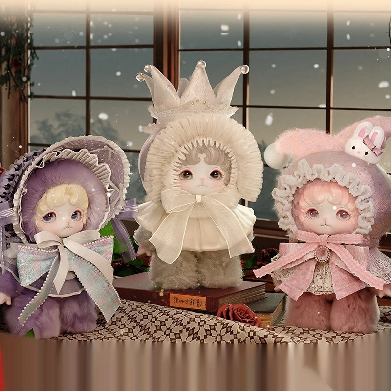 

Коллекционные игрушки Kawaii Mijuan Fluffy Sweet Dream Blind Box: милые фигурки Mijuan, подарок на день рождения, декор для рабочего стола, коробка-сюрприз