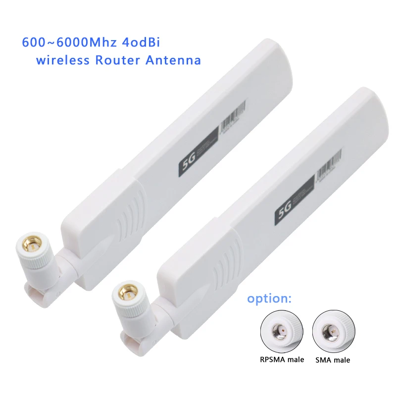 2PCS 5G CPE Pro outdoor router antenna Huawei b311 5E773 modem WIFI full band amplifier 40DBI antenna TS9 interface 600-6000MHz
