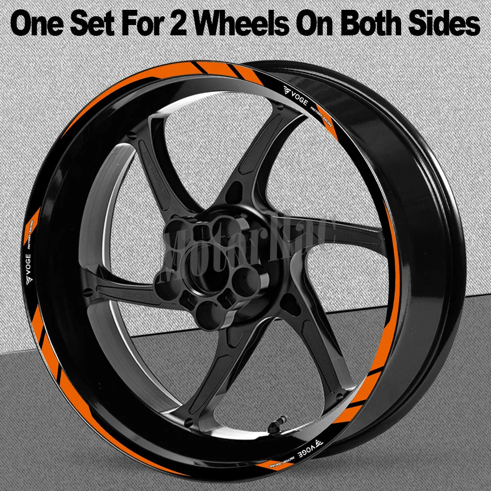 Für Voge 300/500/650DS 500AC GP200/500R Lx300ac Reflektierender Motorrad-Felgenaufkleber Streifenaufkleber Zubehör Wasserdicht – Detail 5