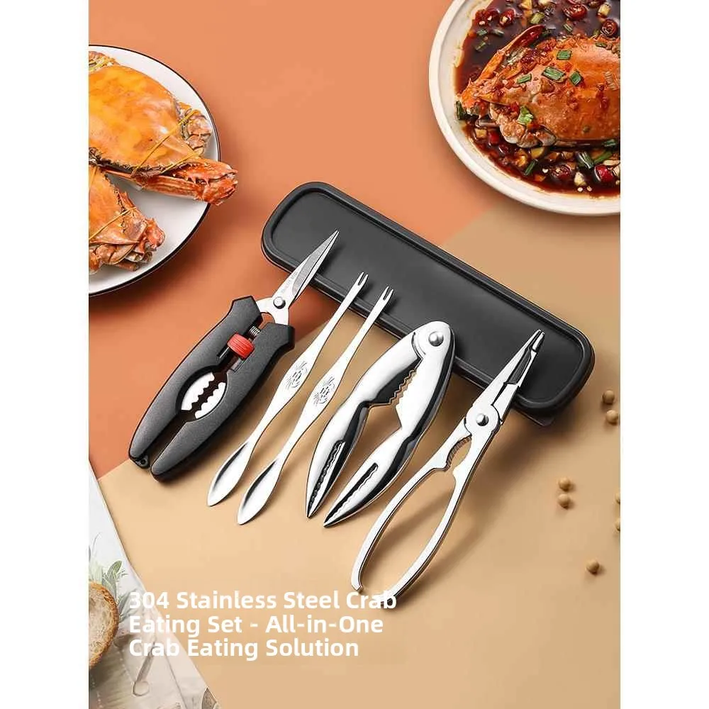crab-eight-piece-set-304-stainless-steel-crab-clamp-clamp-home-use-eating-crabs-special-tool-eating-crab-weapon