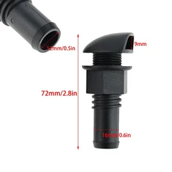 1pc Nylon Boote Yacht Kraftstoff tank Entlüftung Marine durch Rumpf Auspuff Nylon Kraftstoff Belüftung vorrichtung Gastank Entlüftung armatur für 5/8