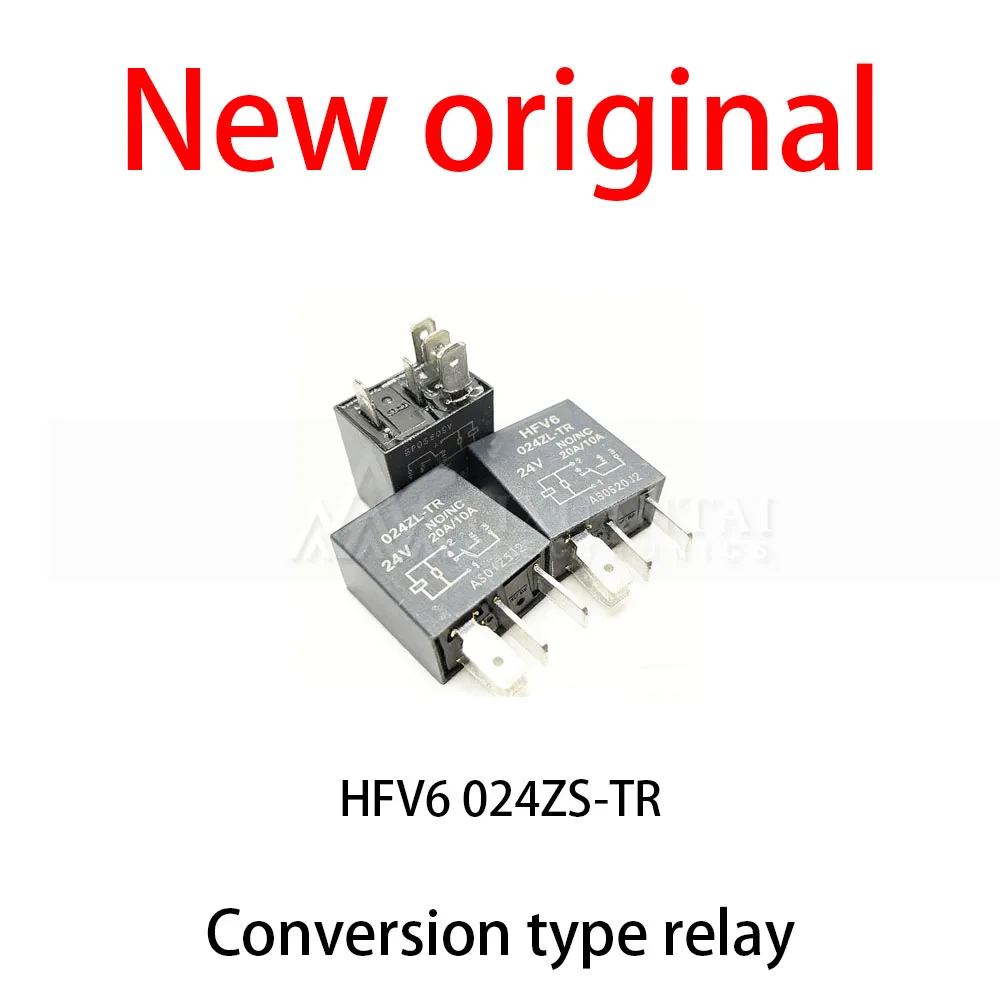 

10Pcs/Lot New original HFV6 024ZS-TR Conversion type automotive relay