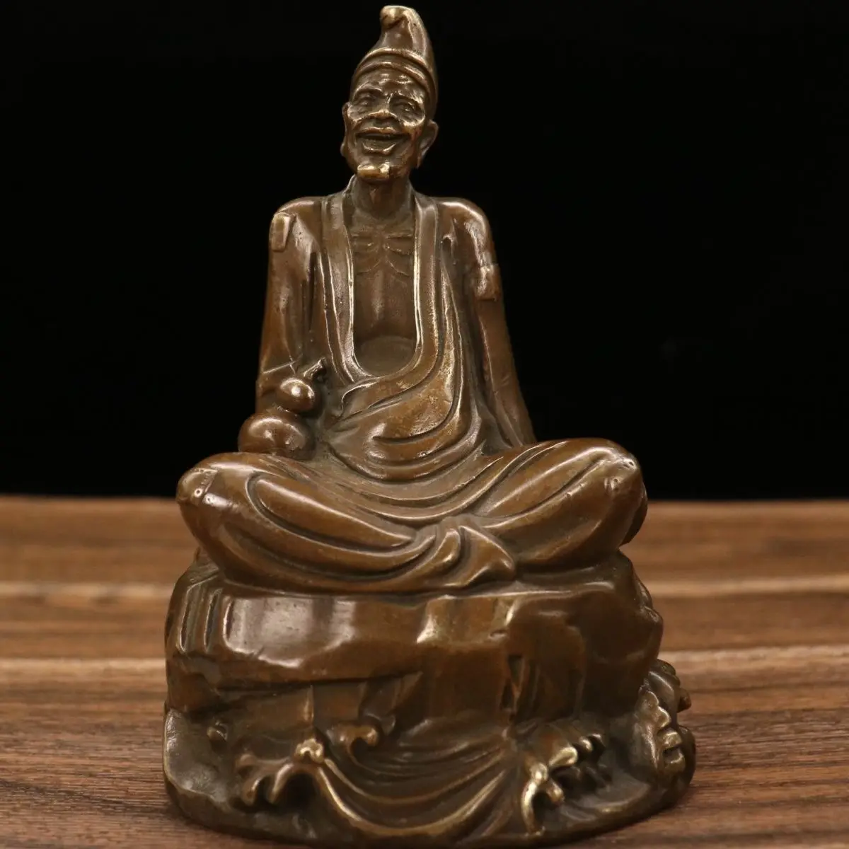 Laughing jigong monk arhat Statue Sculpture Figurines Home Garden Decoration Statues For House