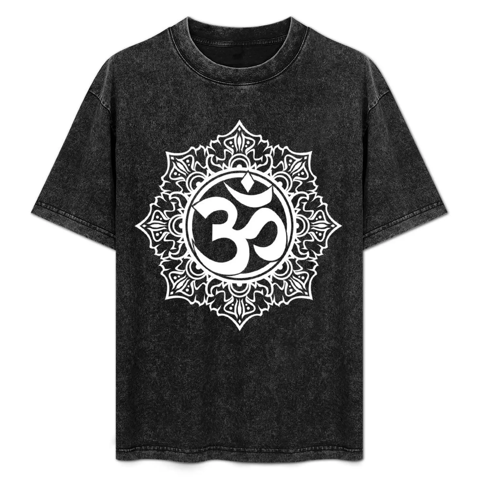

Ohm Symbol Meditation Symbol T-Shirt croswit shirt man valentines clothes summer 2025 Men's t-shirts