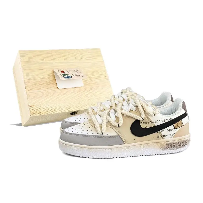 

【Customize】Nike Court Vision 1 Skateboarding Shoes Men Sneakers shoes DH2987-101