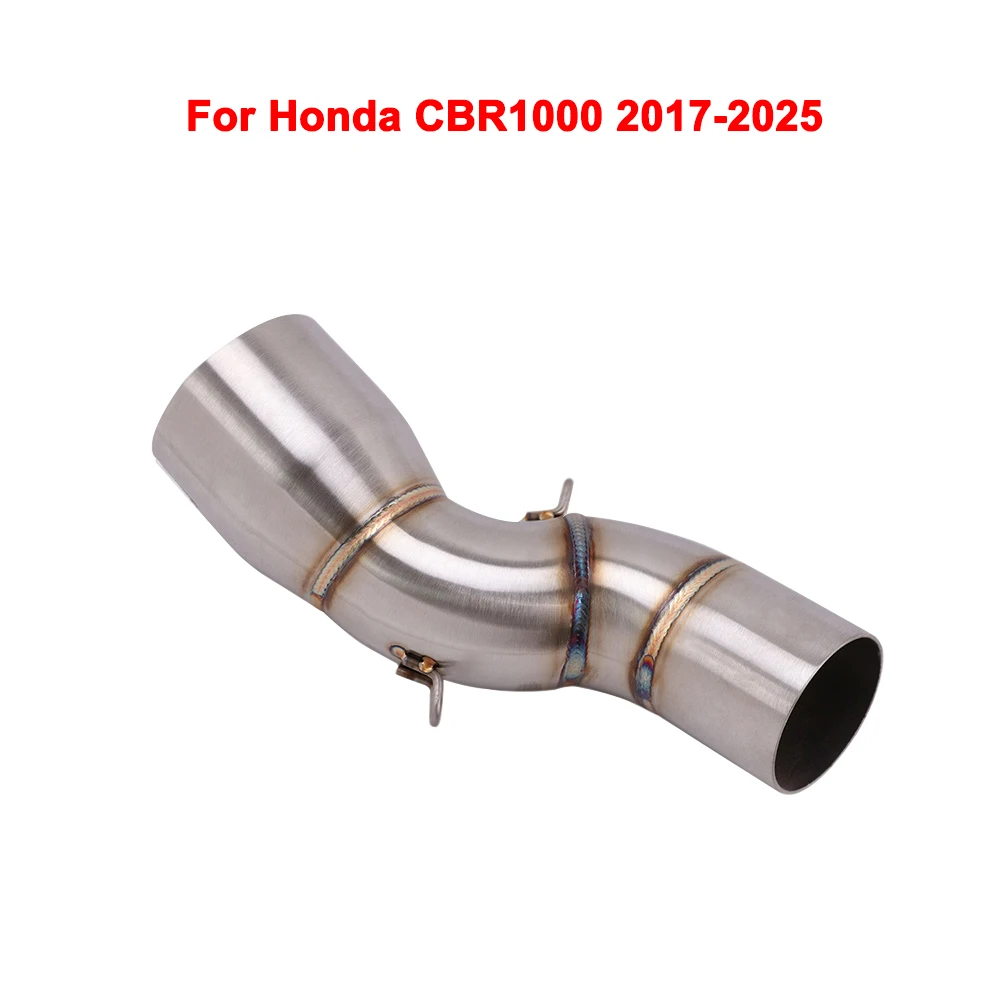 For Honda CBR1000 2017-2025 Motorcycle Exhaust System Middle Link Pipe Connect Original Muffler Stainless Steel
