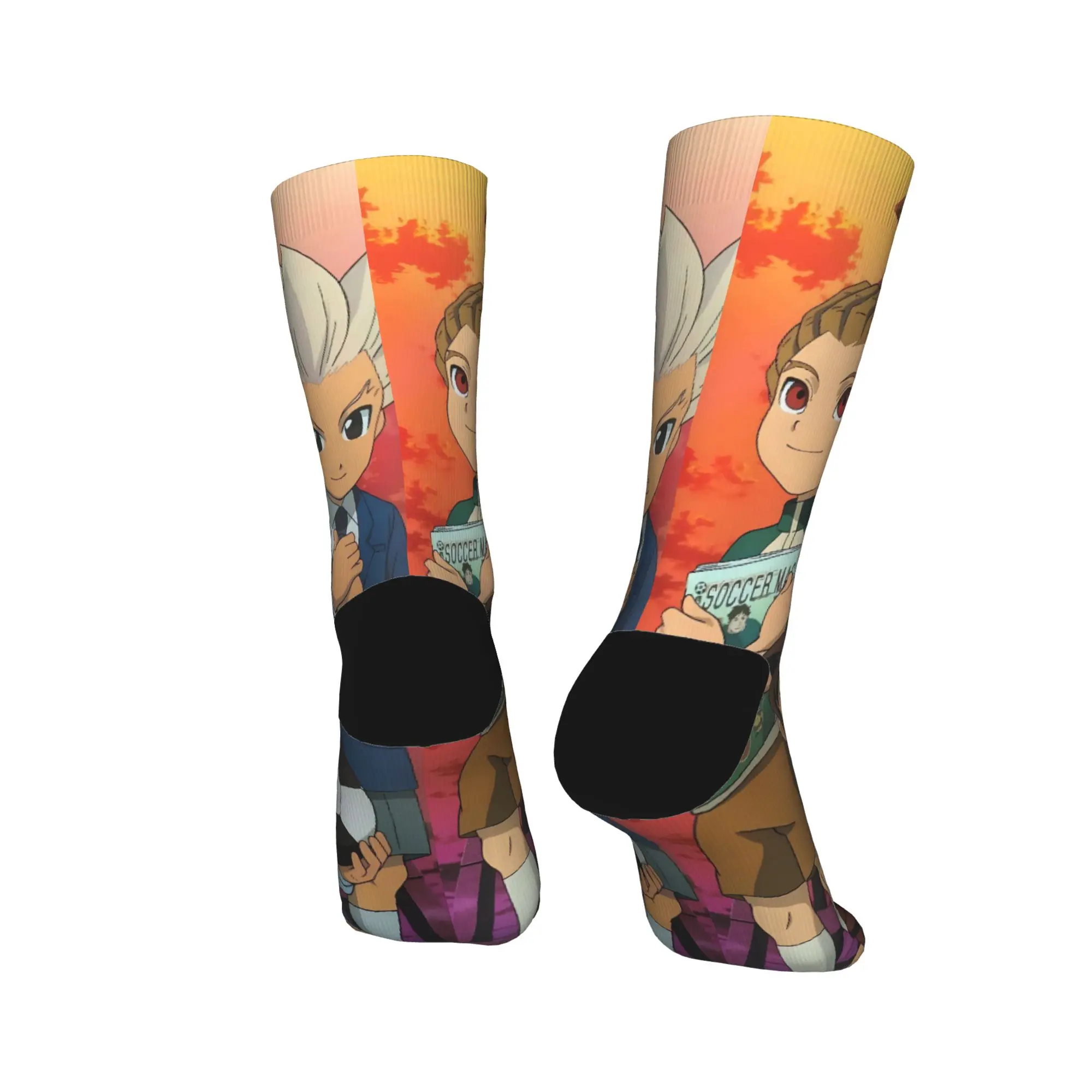 Frauen Männer Socken Inazuma Eleven Gouenji Strümpfe Anti Skid Weiche Socken Herbst Gothic Design Laufsport Socken
