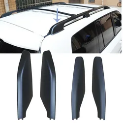 Roof Luggage Rack Cover Roof Bar Roof Rail End Shell Luggage rack cover For Toyota Land Cruiser Prado 120 FJ120 2003-2009 LC120