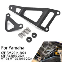 Motorcycle Exhaust Pipe Bracket Hold Support Guard For YAMAHA YZF-R25 YZFR3 MT-03 MT-25 2015-2022 2023 2024 YZF R3 R25 MT03 MT25