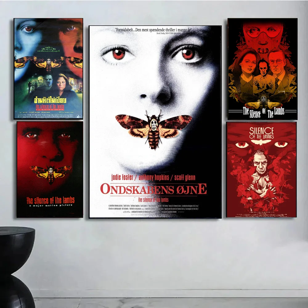 Movie T-The Silence Of The Lambs Poster Paper Print Home Living Room Bedroom Entrance Bar Cafe Art Painting Decoration