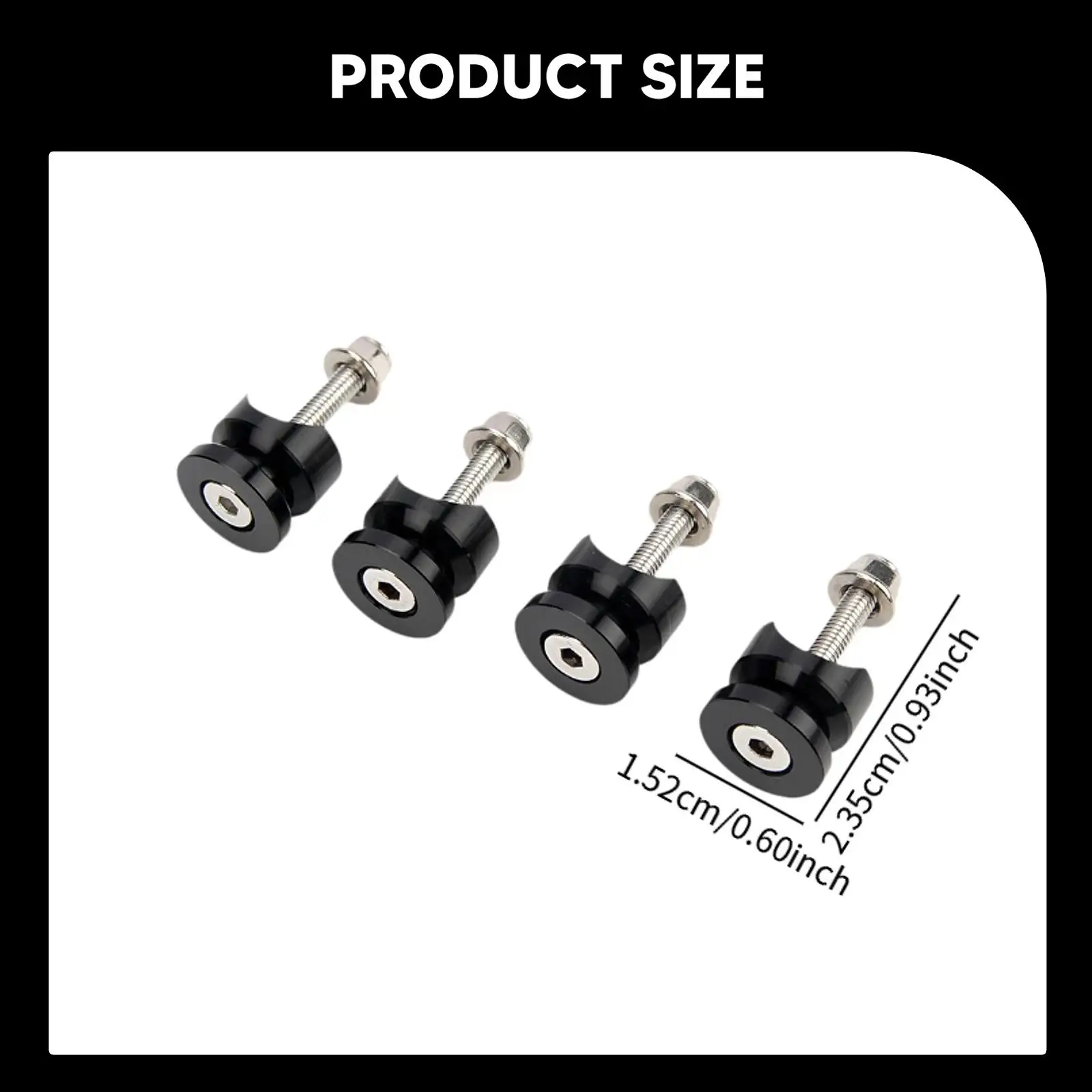 

Motorcycle Side Box Quick Release Base Pad Anti Slip Rubber Pad Durable Aluminum Alloy for Motorcycle Trailer Accessory