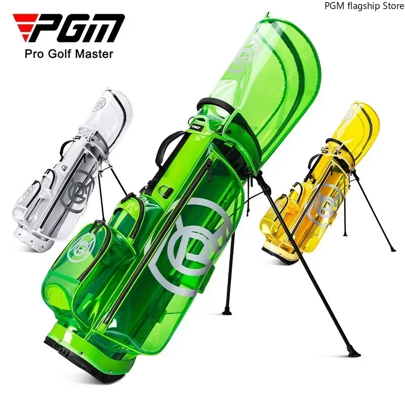 PGM New Golf Bag Stand Bag, Lightweight Club Bag for Men and Women, Korean Version Transparent Golf Bag QB131-1