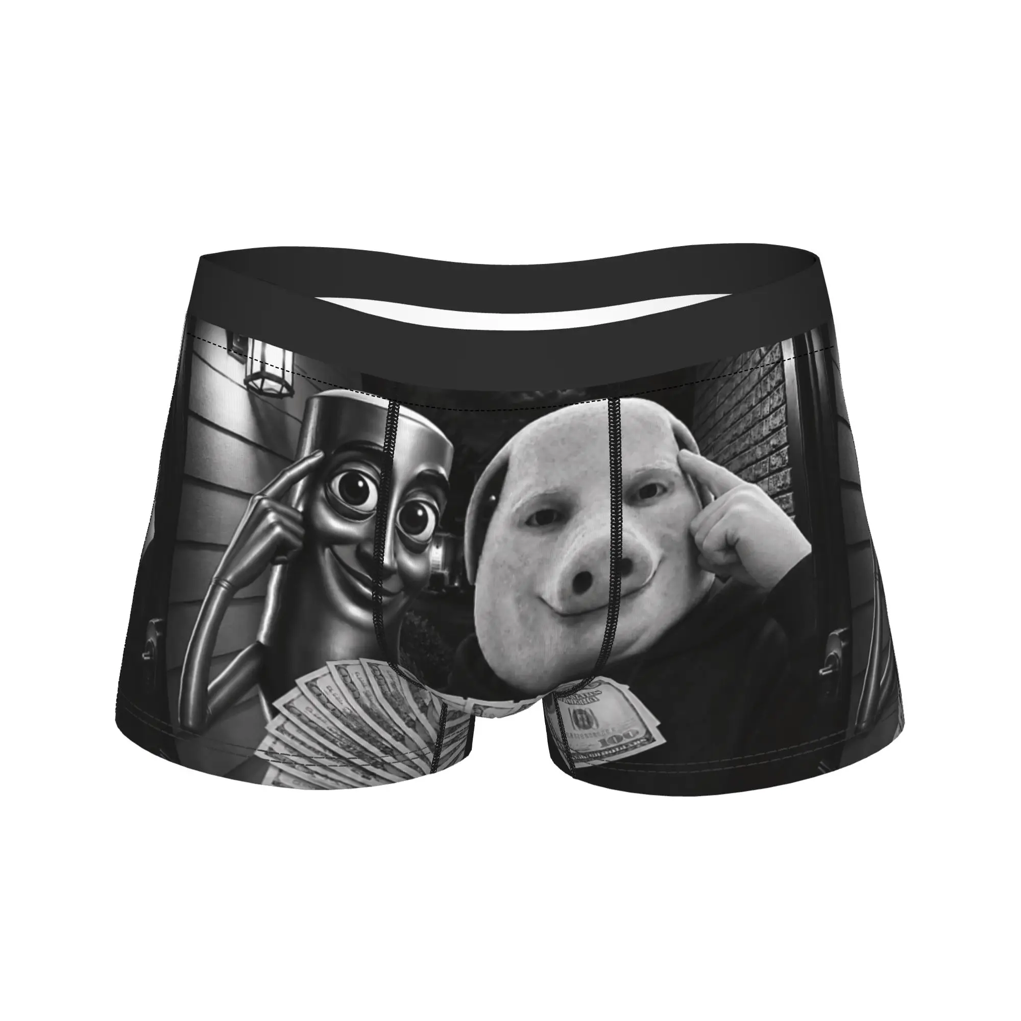 Tung Tung Tung John Pork There is Motion At Your Front Door Underwear Male Shorts Briefs Comfortable Trunk Trenky Underpants