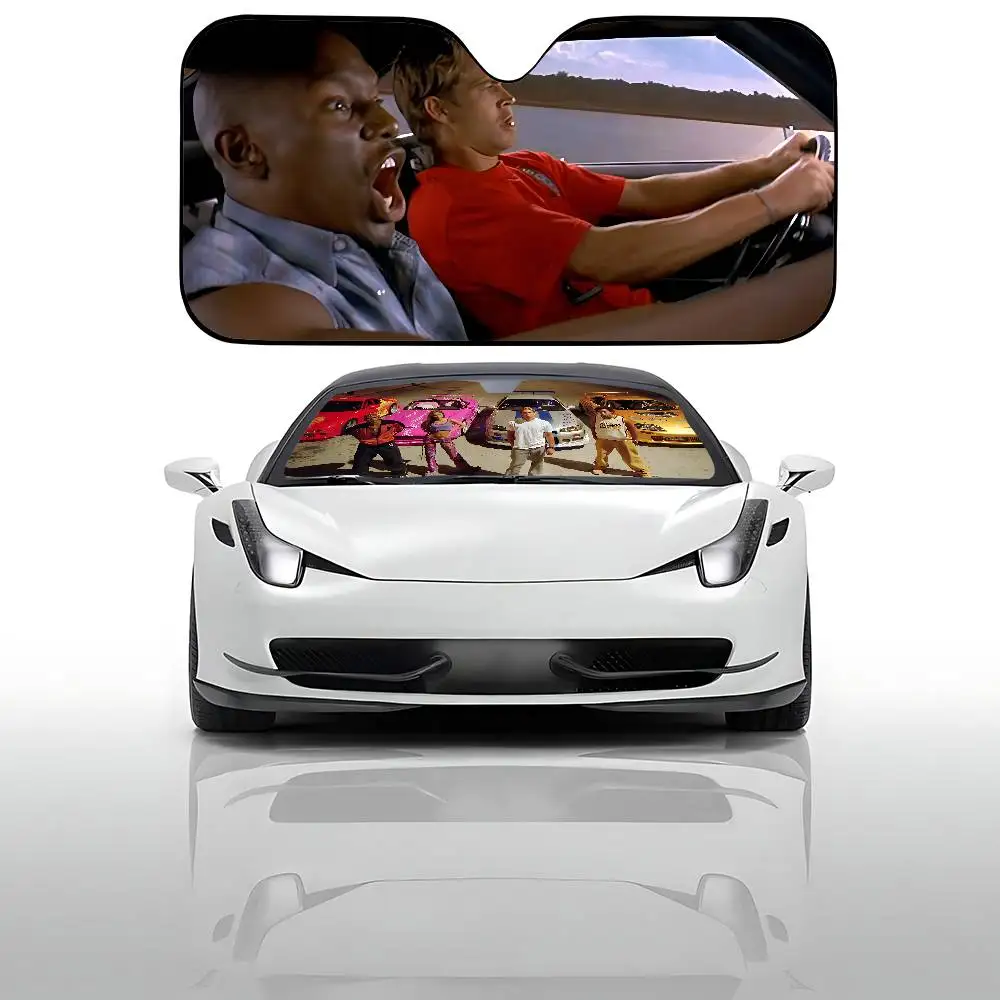 Movie F-Fast And F-Furious Car SunShade Windshield Cover UV Protection Auto Visor Accessories For Cars view 4