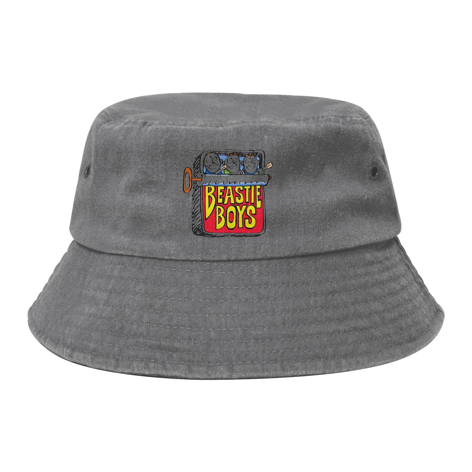 Vocation Getaway Headwear Beastie Boys Sardine Can Bucket Hats Trendy Men Women Hot Sun Hats  Bob Hats Fishing Cap Hiking