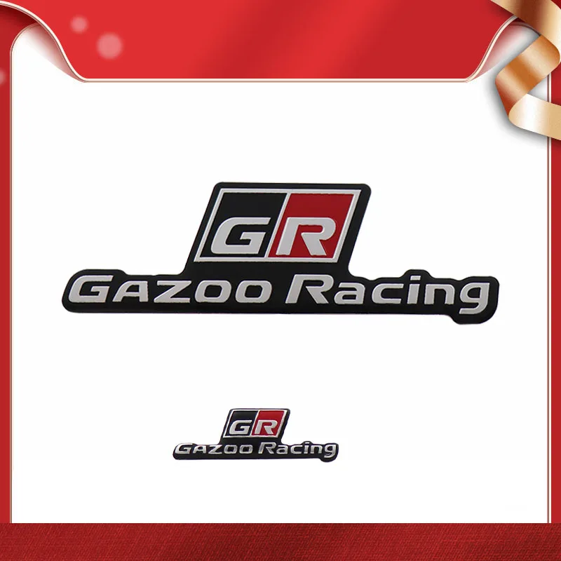 3D GR Sport Gazoo Racing car Fender trunk Rear Steering Wheel Emblem Badge Sticker