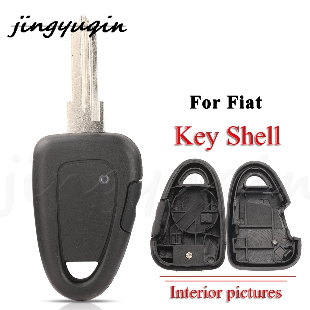 

Jingyuqin Transponder Remote Car Key Shell Case Fob For Fiat Iveco Remote Uncut GT15R Blank Blade Case Fob Replacement