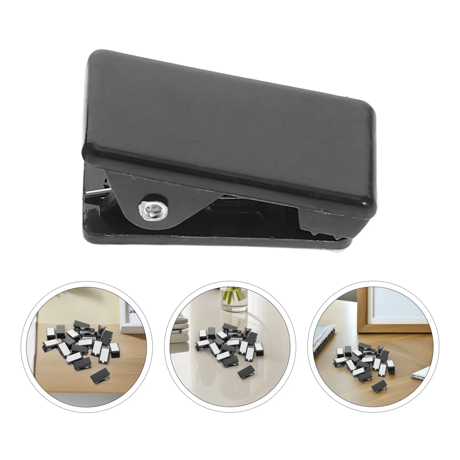 20 قطعة مقاطع حائط صغيرة ذاتية اللصق للصور أوراق الملصقات لزجة البلاستيك معلقة يتصاعد مكتب المدرسة المنظم العرض #1