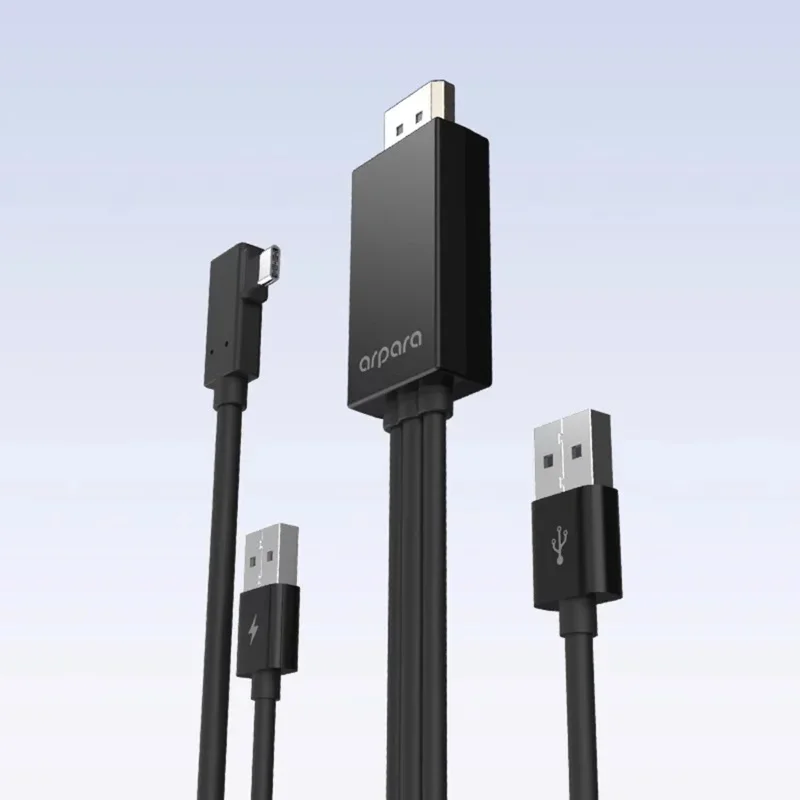 For ARPARA 5K VR head display accessory with 3.5m data cable DisplayPort supporting dp1.4