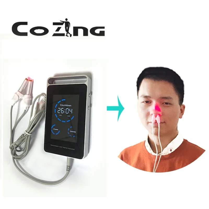 Rhinitis Sinusitis Laser Therapy Red Light Medical For Nose Irradiation Runny Nose Coldair Allergy Pharyngitis Physiotherapy