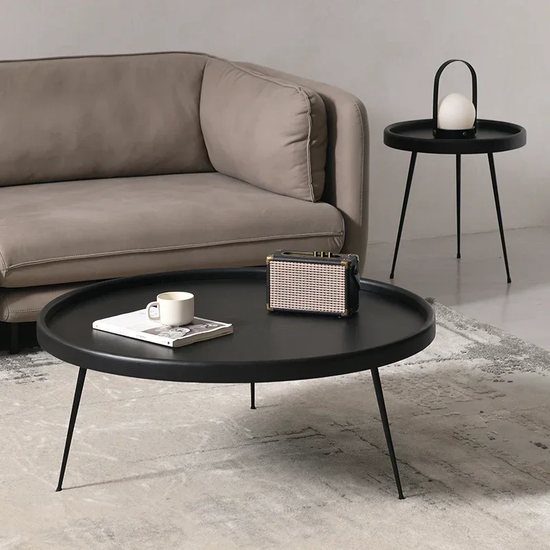 Modern Simple Coffee Tables Black Nordic Aesthetic Side Table Premium Minimalist Mesa De Centro De Sala Living Room Furniture