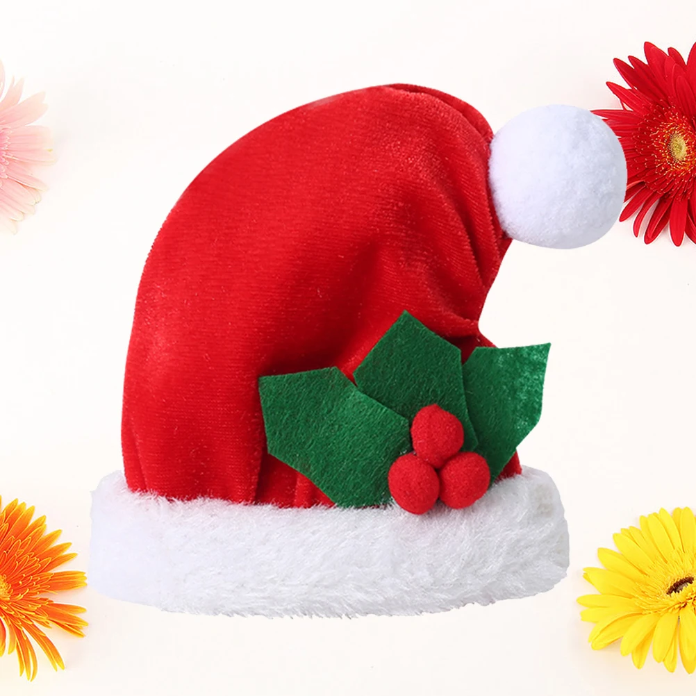 

Christmas Hat Napkin Bag Red Design Tissue Pouch Pearlescent Home Decor Storage
