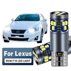 Dla Lexus IS250 IS350 jest F LX470 LX570 LS430 LS460 LS600H RX400H RX350 lampa parkingowa lampa obrysowa LED W5W T10 CANbus 2pcs