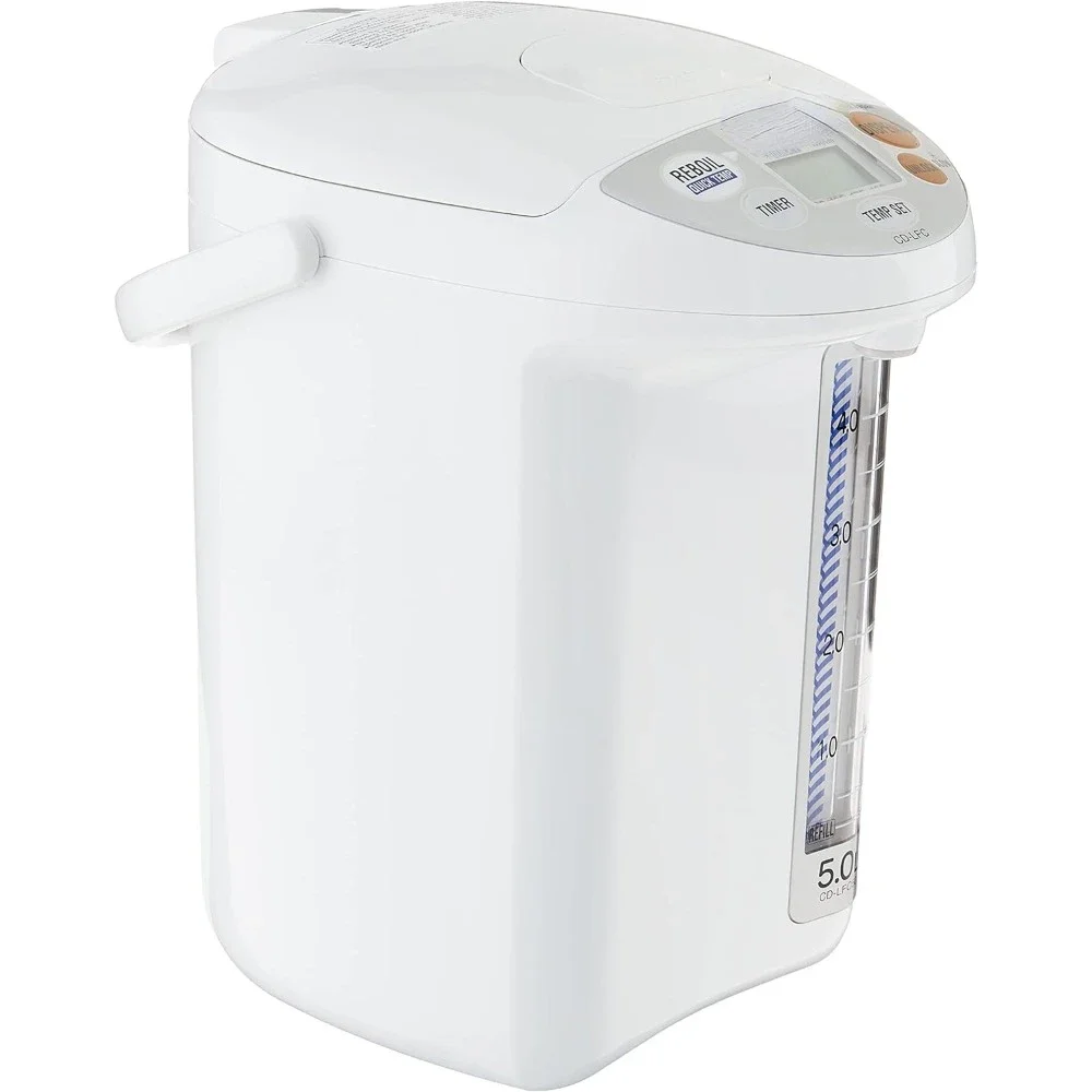 Micot 135 Oz 4.0L Water Boiler And Warmer Electric Micom Water Kettle with Keep Warm Function White