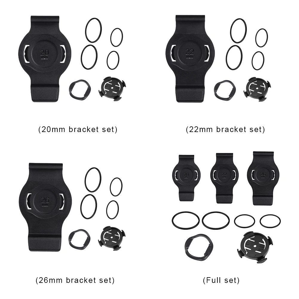 20/22/26mm Bicycle Stopwatch Mount Removable Bicycle Speedometer Stand QuickFit Bike Watch Mount for Garmin view 6