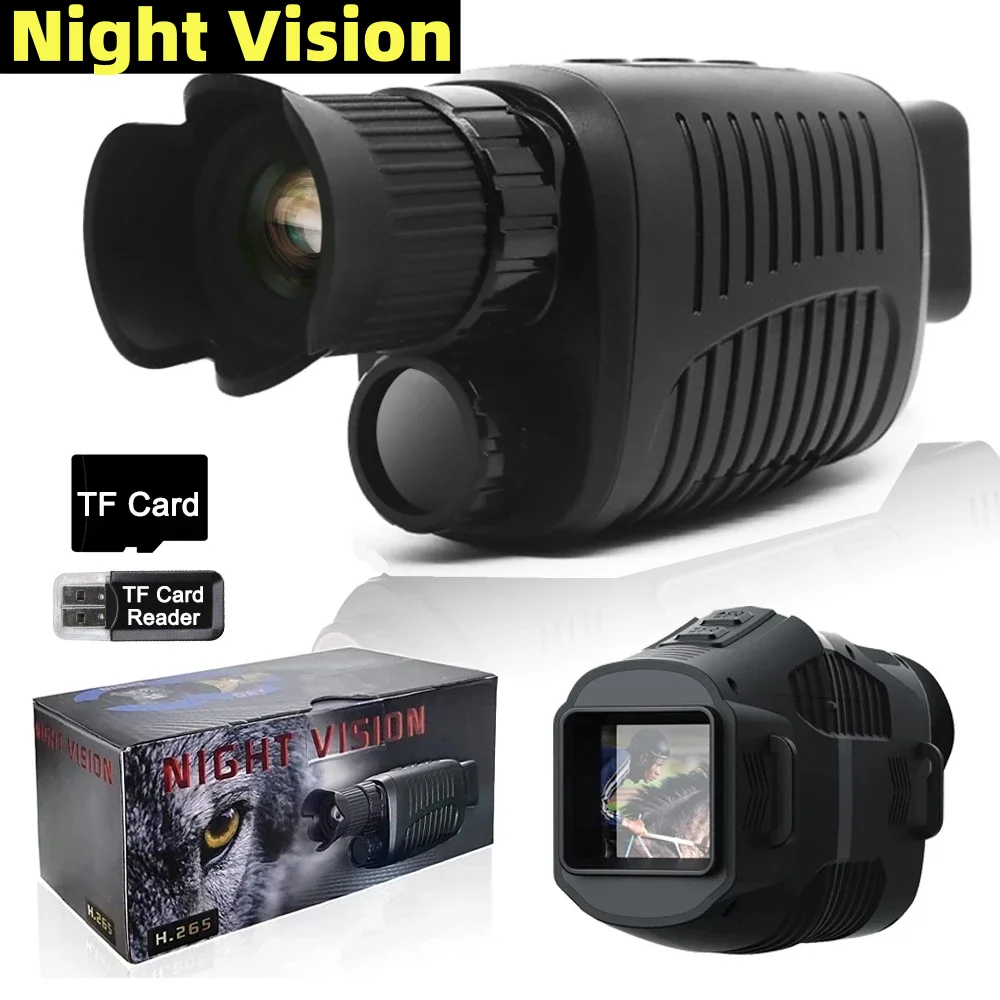 

Monocular Night Vision Device 1080P HD Infrared Camera 5X Digital Light Zoom Hunting Telescope Outdoor Search Full Darkness 300m