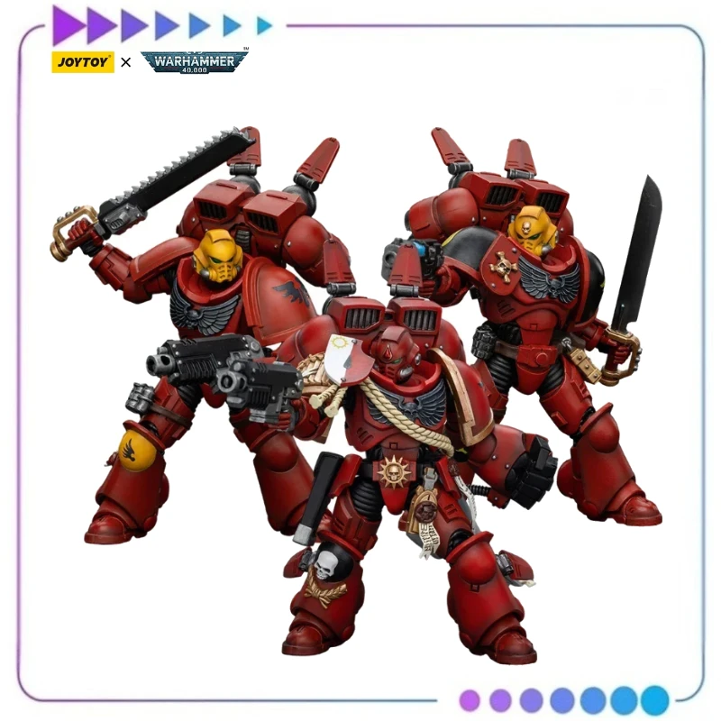 

【Оригинал】JOYTOY 1/18 Фигурка Warhammer 40K Blood Angel Commander Dante Jump Pack Три коллекции игрушек