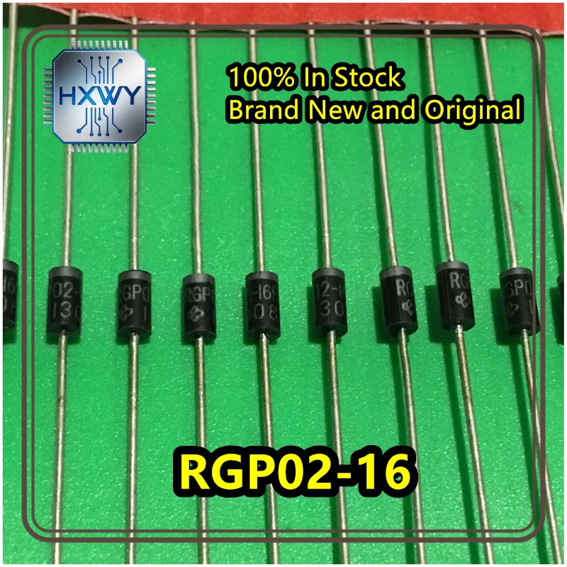 (10/50 Pieces) RGP02-16E-E3 RGP02-16E DO-41 High Voltage Fast Recovery Rectifier Diode 1600V 0.5A Brand New Original Stock