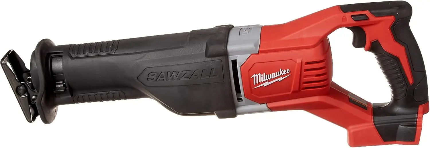 Milwaukee 2621-20 M18 18V Lithium Ion Cordless Sawzall 3,000RPM Reciprocating Saw with Quik Lok Blade Clamp and All Metal Gearbo