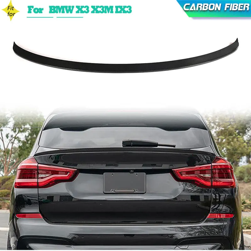 

Carbon Fiber Car Rear Trunk Middle Spoiler Wings for BMW X3 G01 X3M F97 IX3 2018-2022 Racing Rear Spoiler Boot Wing Lip Body Kit