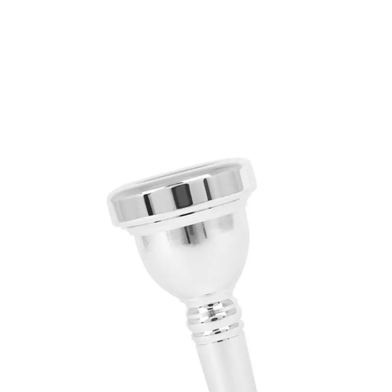 SPECIAL OFFER~Silver-Plated (6 1/2AL) Mouthpiece Thin Tenor Trombone Mouthpiece Pull Pipe Instrument Accessories