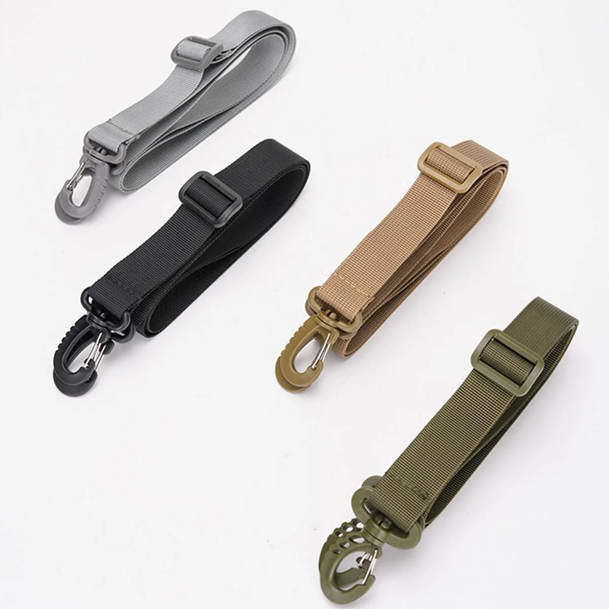 حقيبة كتف مفردة محمولة قابلة للتعديل مع حزام نايلون للرياضات الخارجية وحقيبة كروس تكتيكية للمشي لمسافات طويلة والسفر